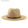 Brede rand hoeden emmer hoeden groothandel vrouwen roze tassel cowboy hoed floppy strandhoeden zomer strohoeden dames dames uv bescherming hoed panama zon hoed y240409