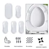 Toiletstoelbedekkers 5 stks dek af bumper voor gezinnen els sterke lijm transparante siliconen buffering gereedschappen accessoires