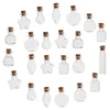 Vazen 48 PCS Mini Glass Bottle Tiny Flessen Jar Kleine flesjes Curken Corks Stopper Jars -deksels Miniatuur