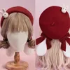 Berets Girls Woman Hat с винтажным художником художник 449b