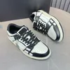 Dhgate Bone Skel-Top Low Sports Casual Schuhe für Männer Frauen Schnür-Leder-Modedesigner Sneaker Triple Black White Outdoor-Teller-Formel Luxus Bone Board Trainer