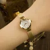 Relógios femininos New Top Women Women Womens Ladies Gold Casual Quartz Bracelet Watch Women Metal Mesh Mesh Staneless Aço Relógios Relógio Feminino 240409