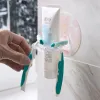 1Pcs Self-adhesive Wall Mount Toothpaste Dispenser Toothbrush Holder Storage Squeezer Shaver Holder Shelves Bathroom Products