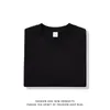 Men's T Shirts Crew Neck T-Shirts Short Sleeve Tops Cotton Plain Tees Black White