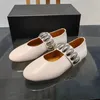 Lente zomerronde teen zoete ballet flats voor dames schoenen luxe merkontwerp feest muilezels