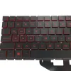 Tangentbord La Latin Red Backbelyst tangentbord för HP OMEN 15DC 15DH 15TDC 17CB 15DC0153TX TPNQ211 Notbok Keyboard NSKXP1LN Helt ny