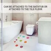 Badmatten duurzaam de bloemen waterdichte badkamer badkuip niet-slip stickers gemakkelijk te gebruiken decoratieve madeliefje zwembad stappen sticker kleur