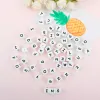 20pcs/partia silikonowe litery koraliki 12 mm Baby English Alphabet Chew BEAD BPA DARMOWE DIY SPACIFIER BREACES KLUCZOWE AKCESORIA