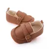 Сандалии для девочек от 0 до 6 12 18 месяцев модные кожаные сандалии для мальчиков для мальчиков, детские сандалии, летние детские обувь 240409
