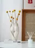 Vases Dcloud Céramique Vase Room Decor Decorations Home Style Modern White Porcelain M 15 25cm Décoration Promotion