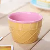 ボウルズキャンディーカラーアイスクリームボウルクリエイティブかわいい食器用品フルーツセラミックデザートカップ