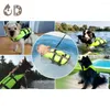 犬のアパレルライフジャケット水泳ベストペットセーフティカラーカラーハーネスサーフィンヨットの増強夏の水着