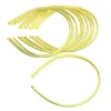 10 Pieces Satin Plastic Alice Hair Bands Headbands DIY Hair Headwear Crafts