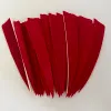 100pcs 4 polegadas Arco flechas Feather Fletching várias cores Fletches de penas de peru para a besta recorrente