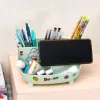 Pen Holder 1 Set Simple Dust-proof Easy to Clean Space Saving Stationery Holder Home Supply