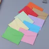 100st/Lot Creative Candy Kraft Paper Färgglada tomma kuvert gratulationskort Mini kuvert Presenthuvert 14 Selektioner Chrismas