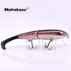 Makebass 984in1599oz Multijunto Wobbler Fishing Lures Crankbait Minnow Isca dura Pesca Carnada para pescadores profissionais 240327