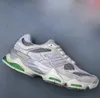 Nouvelles chaussures sportives Chaussures de jogging Femmes hommes Chaussures de course Chaussures blanches Sneakers verts