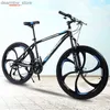 Bikes Wolfs Fang Bicyc Mens womens Mountain Bikes 26 Inches 21 Speed Outdoor Bike Road Front And Rear Mechanical Disc Brake L48