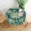 Table Cloth Dandelion Tablecloth Vintage Print Protection Round Cover Graphic For Home Picnic Events Party