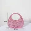 Fashion Women Diamond Handbags and Purses Transparent Acrylic Luxury Party Prom Evening Bag Casual Bling Clear Clutch 240402