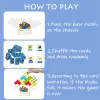 Układanie zabawek blokowych równowaga gier planny rodzinny impreza dzieci blokuje zabawki puzzle chłopcy i dziewczęta puzzle
