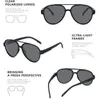 Lunettes de soleil Pilote de mode Crixalis Polarisé pour hommes Anti-Glare Driving Fishing Sun Glasses Male Brand Design Shades Women UV400