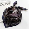 Шарфы % настоящий шелковый платок платок для шарфа женщина мода фолард атласные шарфы большие квадратные волосы / шарфы головы бандана Hijab240409