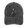 Berets Captain Falcon Knee Classic T-shirt Cowboy Hat Christmas Golf Caps för kvinnliga män