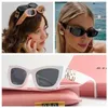 Mui mui zonnebrillen modeglazen ovale frame ontwerper zonnebril anti-straling UV400 gepolariseerde lenzen heren retro-bril met originele zonnebrillen voor vrouwen