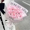 Декоративные цветы красные розы букет мыло цветок 520 Подарок на день святого Валентина для подруги предложение признание симуляция дня рождения
