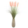 Flores decorativas 1 PCS 125cm de un solo tallo Artificial Reed Bulrush Decoración del hogar Mesa de boda Decoración de habitaciones F822