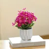 Decorative Flowers Fake To Greet The Spring Hydrangeas Small Bonsais Creative Fashion Ornaments Simulated Flower Pots And Green Plants