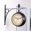 Настенные часы ретро часы двойные европейские антикварные стили