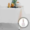 Table Cloth 4 Pcs Tablecloth Pendant Holders Clip White Plastic Picnic Clips Stone Metal Weights Hanger Home Accessories Outdoor Decor