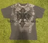 Camisetas masculinas y2k masculino de traseira vintage de camiseta gráfica gótica gótico de manga curta nova camisa de moda h240408