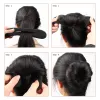 4pcs Sponge Hair Styling Tool Curly Hair Maker Scrunchie Twist Twist Donut Bun Curler Ferramentas