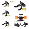 4Pack Duurzame wandbevestiging Skateboard Dek Display Wandbevestiging Horizontaal Hanger Rack Stabiel stevig longboard opbergdisplay rack