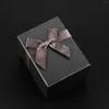 Geschenkverpackung Uhr Aufbewahrungsbox Bowknot -Koffer für Weihnacht Jubiläums Geburtstag Pink Pink