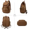 Backpack Vintage Canvas Laptop For Men Women School Mochila Feminina Fashion Anti-Theft Outdoor Travel Bag