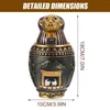 Vases Coffin Egyptian Urn Present Pet Humans Memorials Small Urns Resin Delicate Ash Can