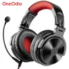 Stand Oneodio Wireless Bluetooth 5.2 Hörlurar 110 timmar + Stereo Wired Gaming Headset med Boom Microphone för telefonens dator PC -spelare