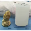 1pc ins Creative Silicone Diy Soy Wax Candle Moule d'aromathérapie Plâtre 3D Geste Finger à la main Moule de décoration intérieure