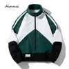 DiMusi Mens Bomber Jacket Casual Anorak Hip Hop Zipper Mash Fashion Male Streetwear Baseball Uniforme Mouilles à capuche Vêtements 240320