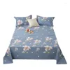 Bettwäsche Sets Baumwollblätter Quilt Cover Set Vollbett Leinen europäischer Stil Kingsize -Schlafzimmer Gitter und Haushalt