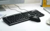 Combos Lenovo Original Wired Keyboard and Mouse Set Combo USB Interface X830L KM4800S KM102 Waterproof for Desktop Computer Laptop