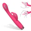 Kraftfull nybörjare G-Spot Rabbit Vibrator for Women 10 Speed ​​Nipple Clitoris Stimulation Female Orgasm Finger Shaped Sexy Toys