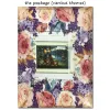 Amishop Top Quality Beautiful Lovely Counted Cross Stitch Kit Garden Reflections Roses Poppy Butterfly Bird Dim 70-35288 35288