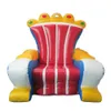 3MH (10 stóp) z dmuchawami na świeżym powietrzu Bezpłatne wysyłki dzieci królewskie nadmuchiwane krzesło tronowe z motywem King n Queen na imprezy i wydarzenia 001