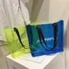 Summer Beach Jelly Bag Big Bag Girl Fashion Fairy Bag Transpirent Torka na ramię duża torebka 240415
